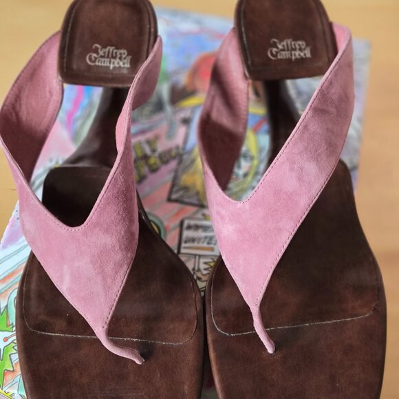 Jeffrey Campbell Flip-Side Dusty Lavender Sandals Size 11 - Picture 9 of 9